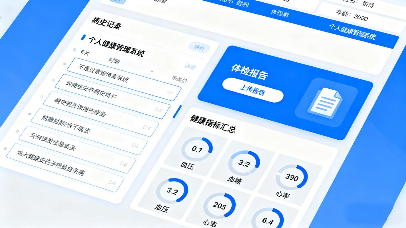 计算机专业个人健康管理系统毕业设计 信息咨询服务的设计与实现